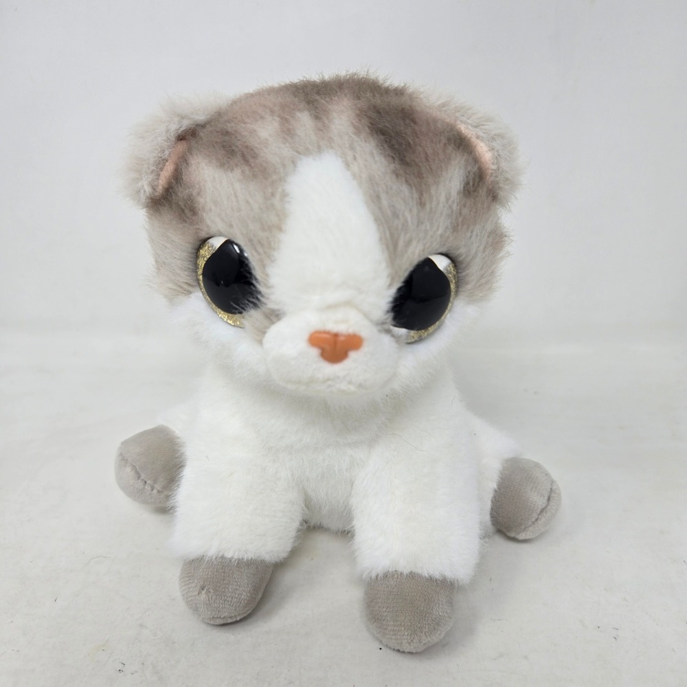 Zuru Pets Alive Smitten Kittens Grey White Tabby Cat Interactive Plush Toy #9541